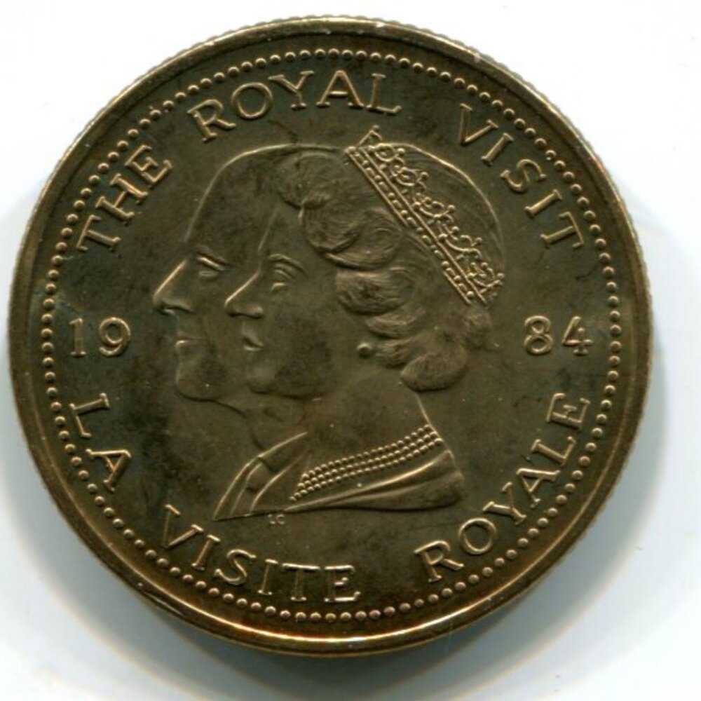 1984 Canada City of Cornwall Royal Visit Commemorative Medal (b318-7)
